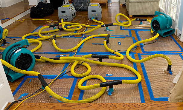 Professional Sewage Cleanup technician working in Winthrop, ME